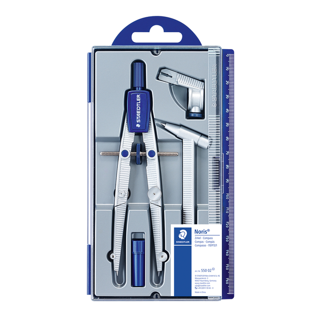 Passer Staedtler 55002 Noris schoolpasser + verlengstuk