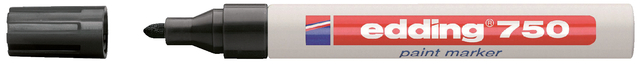 Verfstift EDDING 750 op oliebasis 2-4mm zwart
