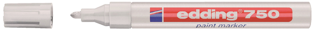 Verfstift EDDING 750 op oliebasis 2-4mm wit