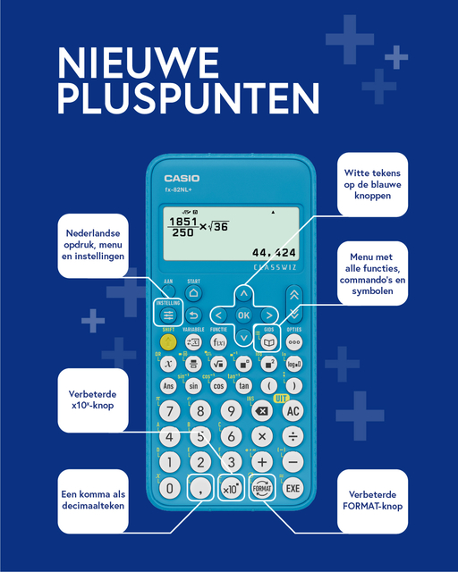 Rekenmachine Casio Classwiz fx-82NL+   (product achter de kassa) - Afbeelding 2