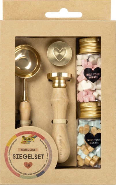 Folia Waszegelset (zegelwax) Love - Afbeelding 1