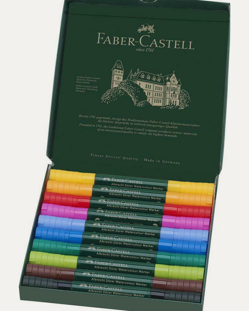 Faber-Castell Aquarel marker Albrecht Dürer doos a 10 stuks - Afbeelding 2