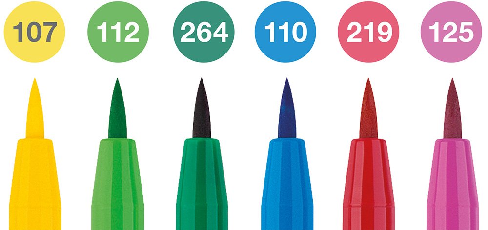 Faber Castell Pitt Artist Brushpen Set Springtime 6st. - Afbeelding 2