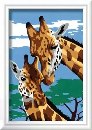 Schilderen Op Nummer Ravensburger Giraf 13x18cm