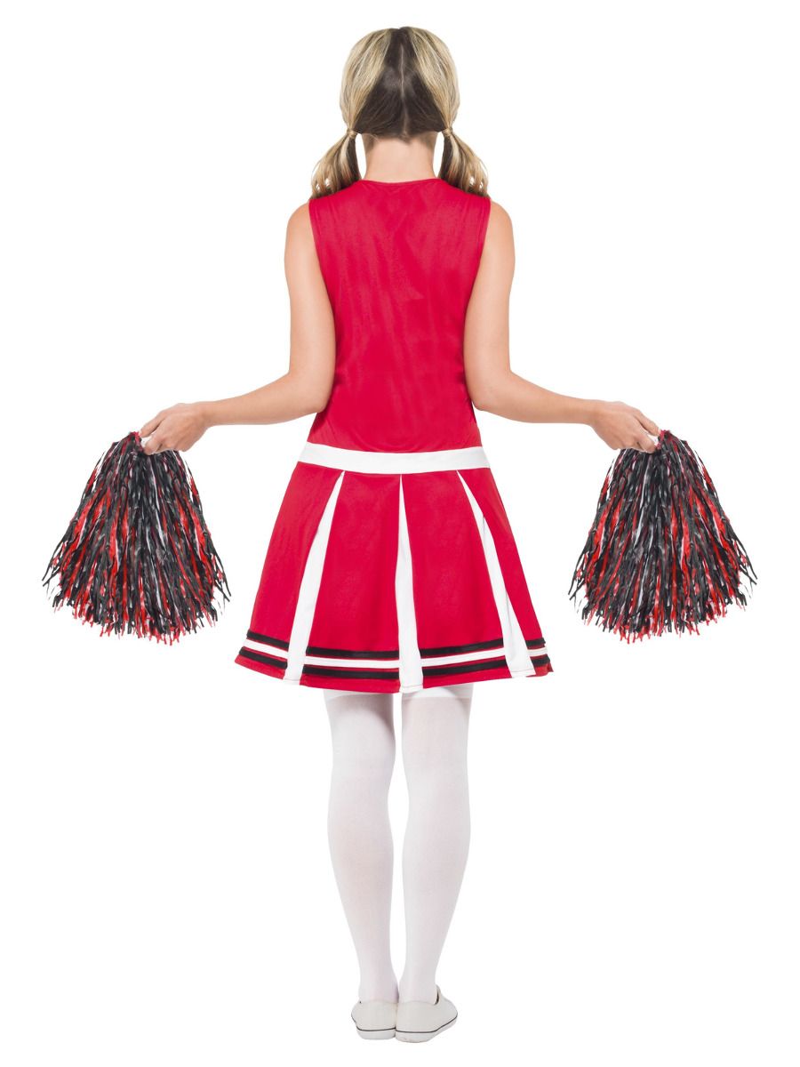 Cheerleader Kostuum Rood - Afbeelding 2