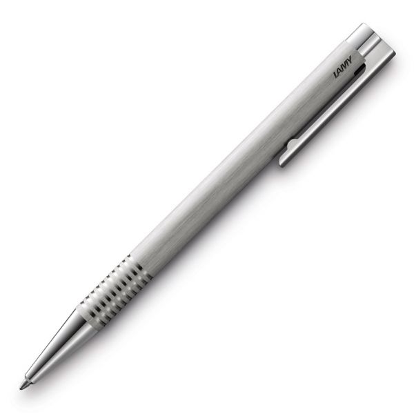 Balpen LAMY logo geborsteld staal M