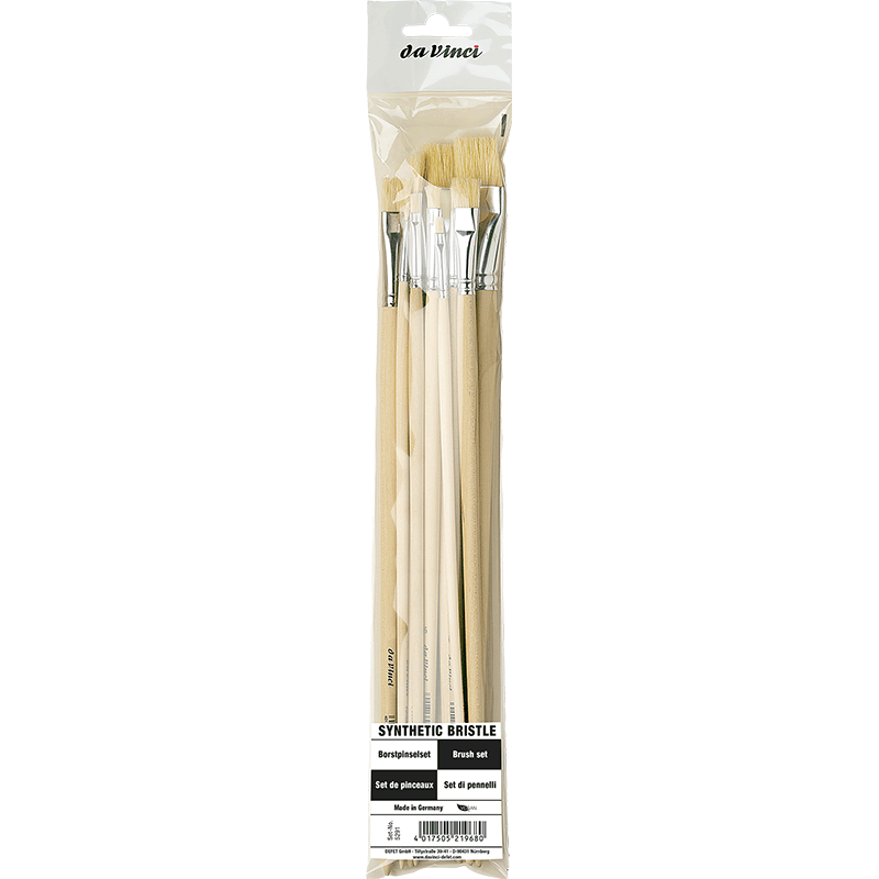 DAVINCI SET VARKENSHAAR SYNTHETISCH ASS. 5291