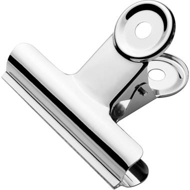 Bulldog klem Westcott 75x17mm metaal zilver 10st.