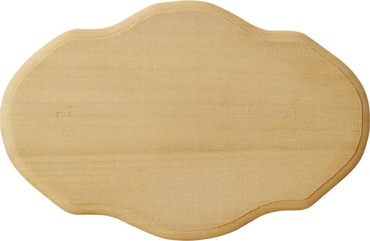 Meyco  Houten Deurbordje Met Profiel 20x13cm