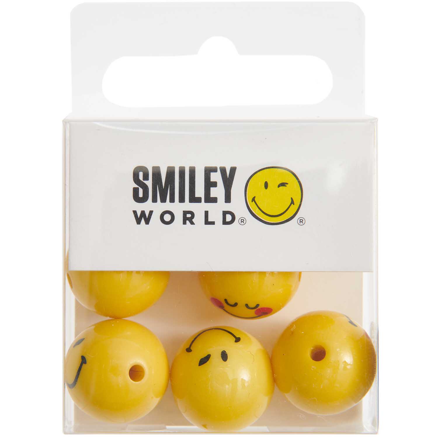 Smiley kralen rond Expressies