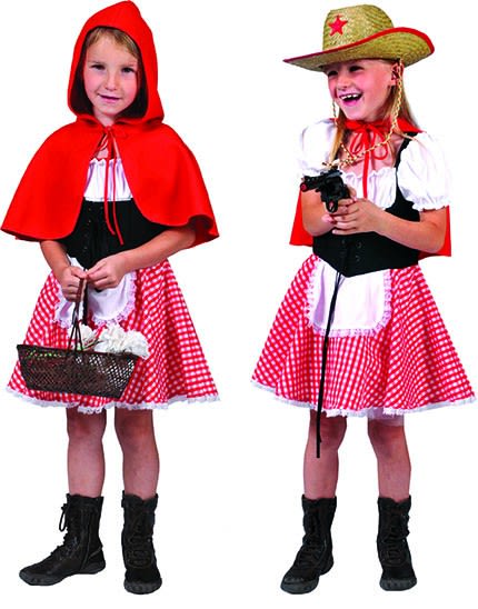 Roodkapje Of Cowgirl Jurkje
