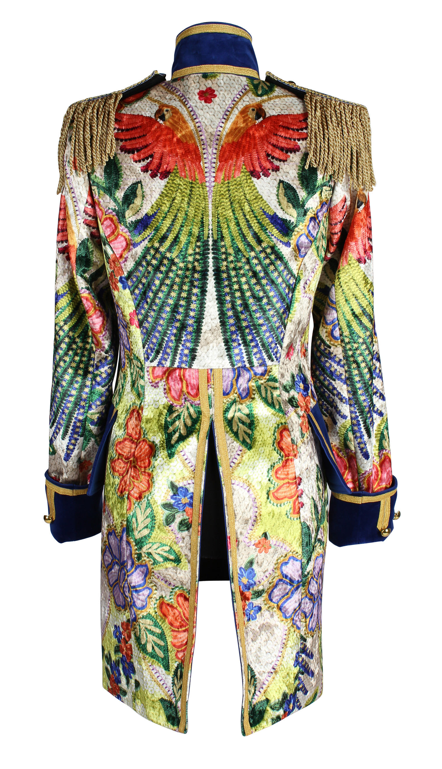 Carnavalsjas Parrot Park Dames Bauw - Afbeelding 1