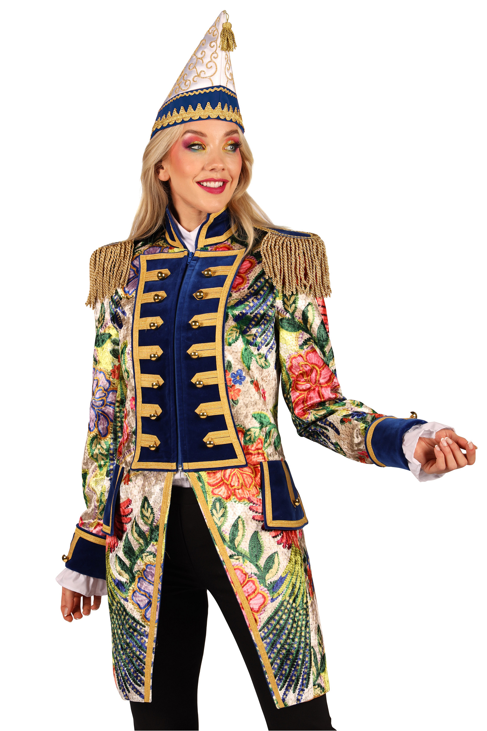 Carnavalsjas Parrot Park Dames Bauw - Afbeelding 3