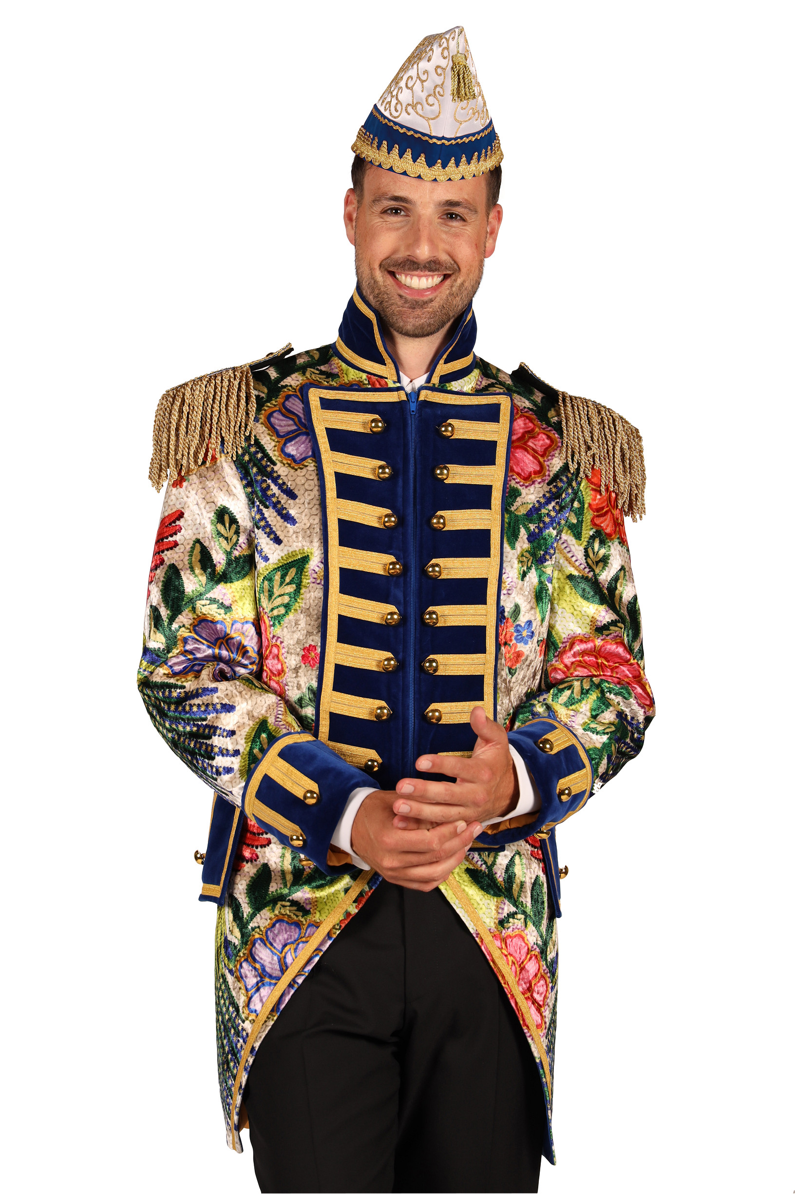 Carnavalsjas Parrot Park Heren Blauw
