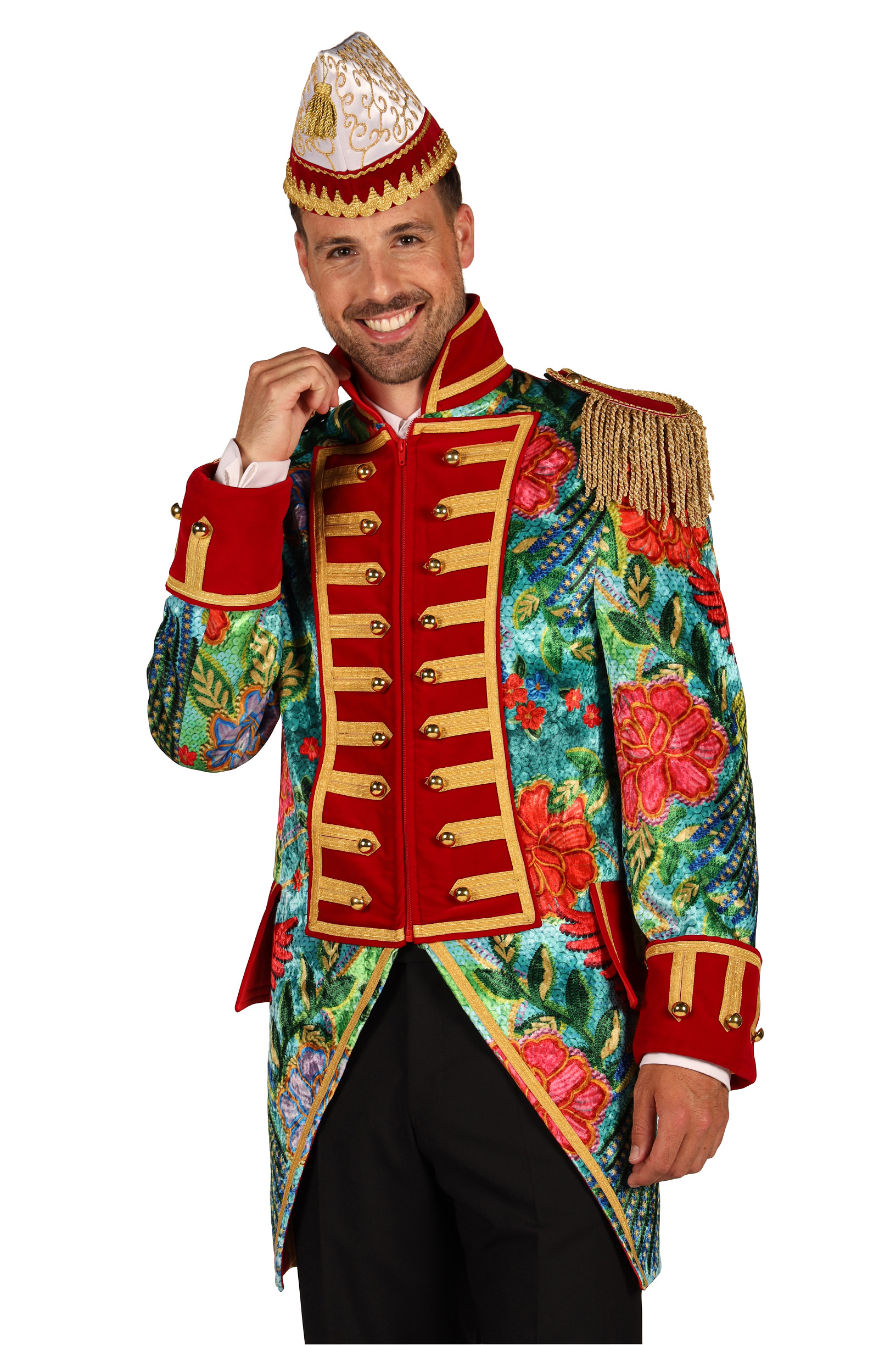 Carnavalsjas Parrot Park Heren Rood