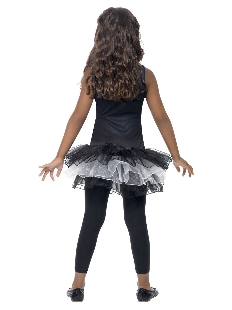Skelet Tutu Kostuum Jurkje Maat S 115/128 - Afbeelding 2