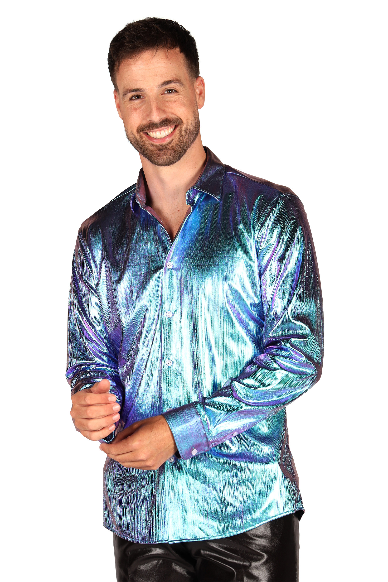 Blouse Shining Star Heren Petrol - Afbeelding 2