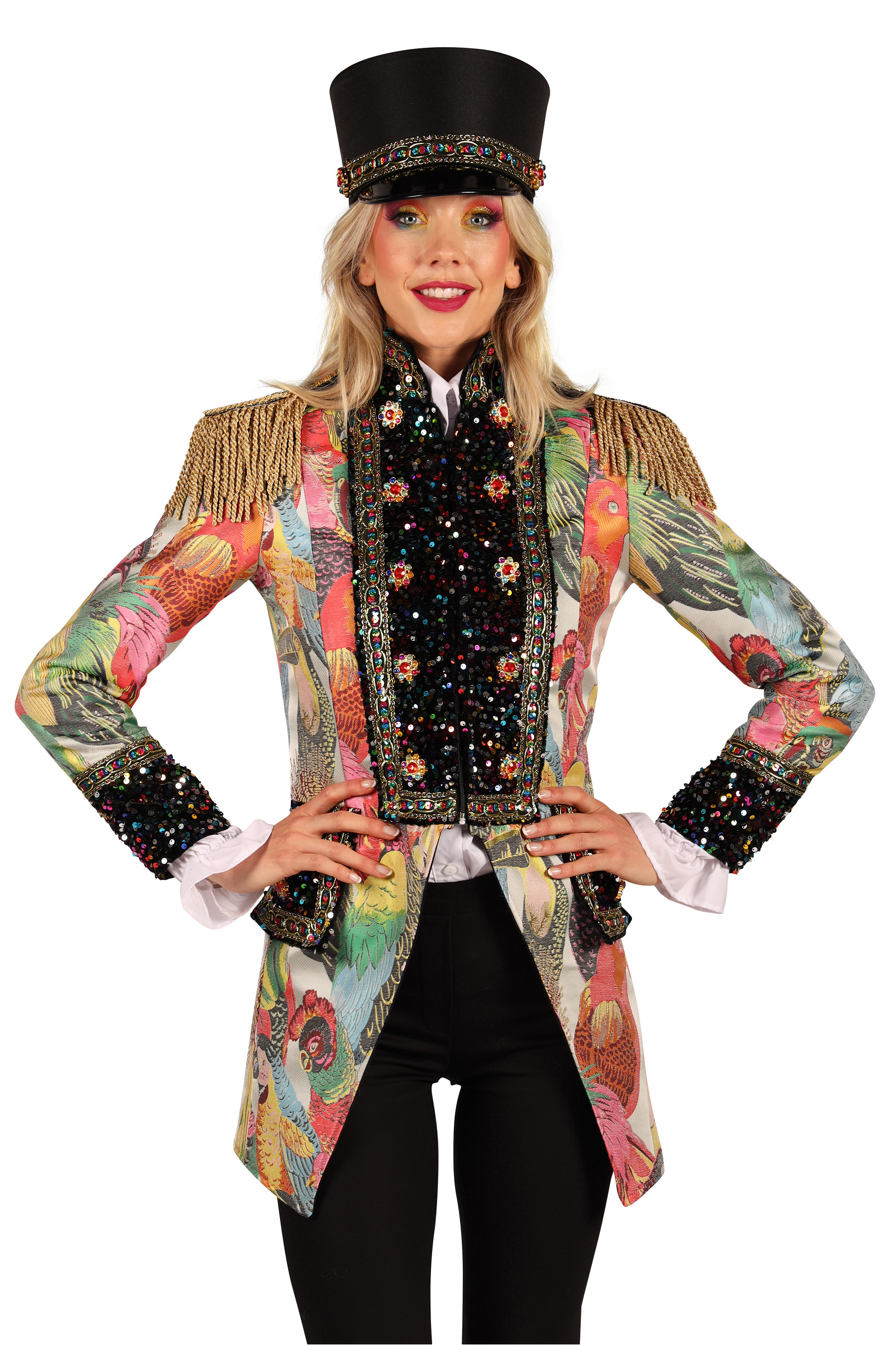 Carnavalsjas Color Birds Dames - Afbeelding 1