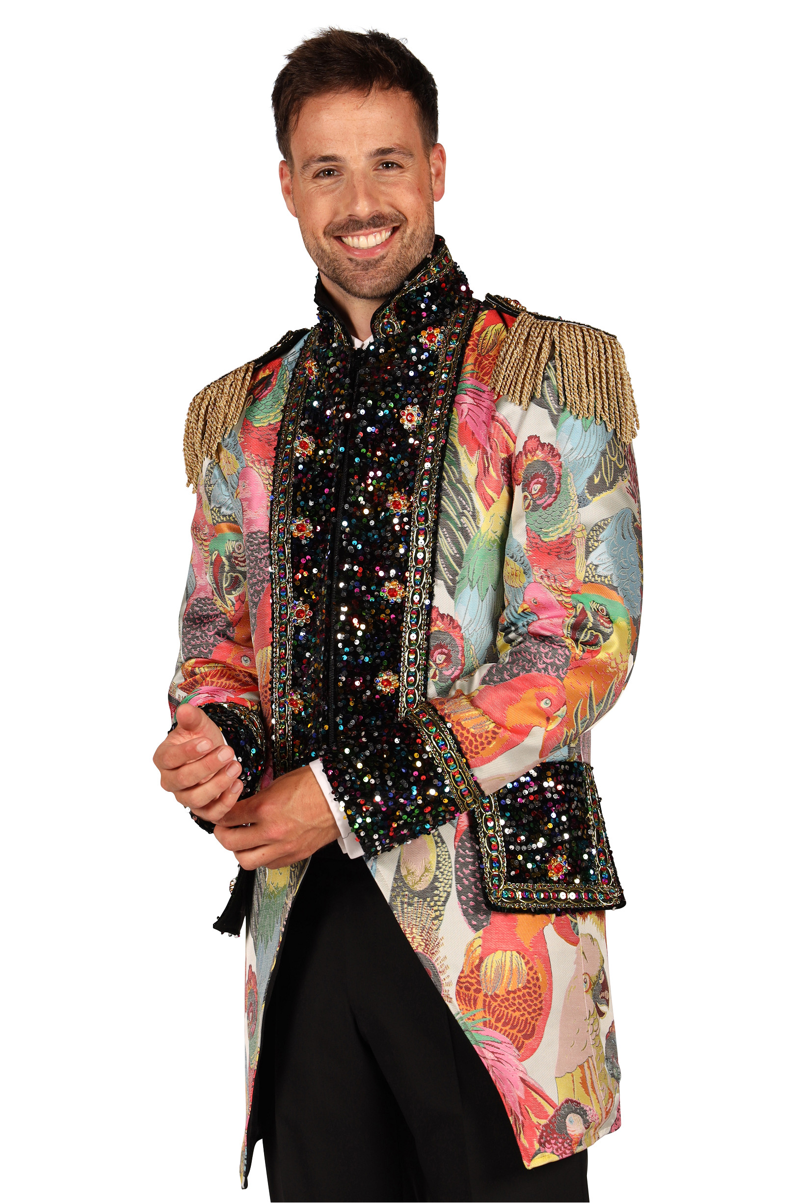 Carnavalsjas Heren "Color Birds" 