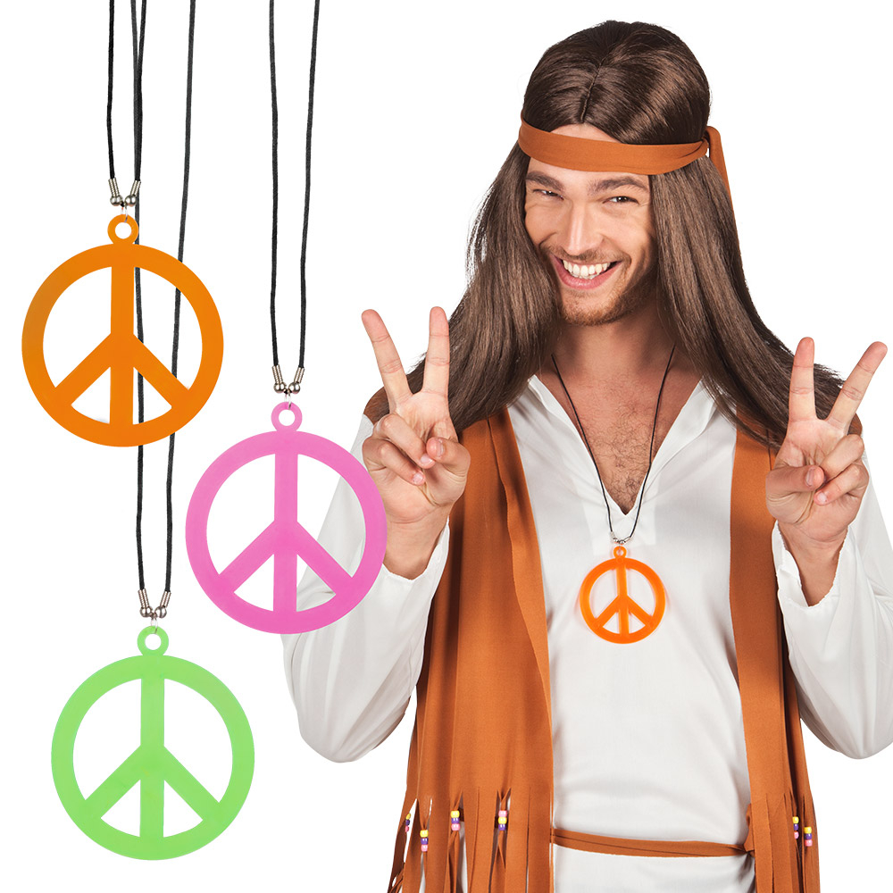 Ketting Hippie 3 kleuren ass.