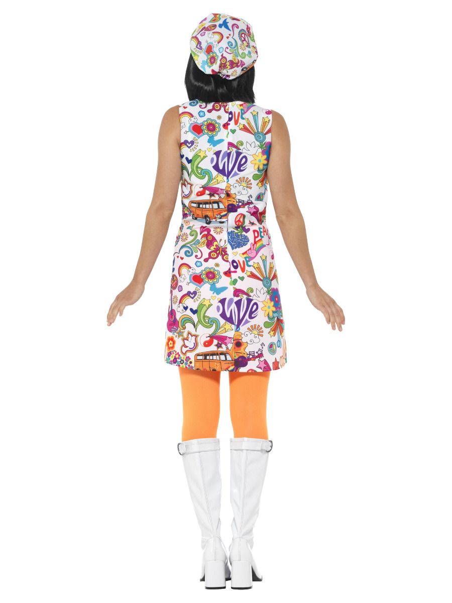 60s Groovy Hippie Meiden Kostuum - Afbeelding 2