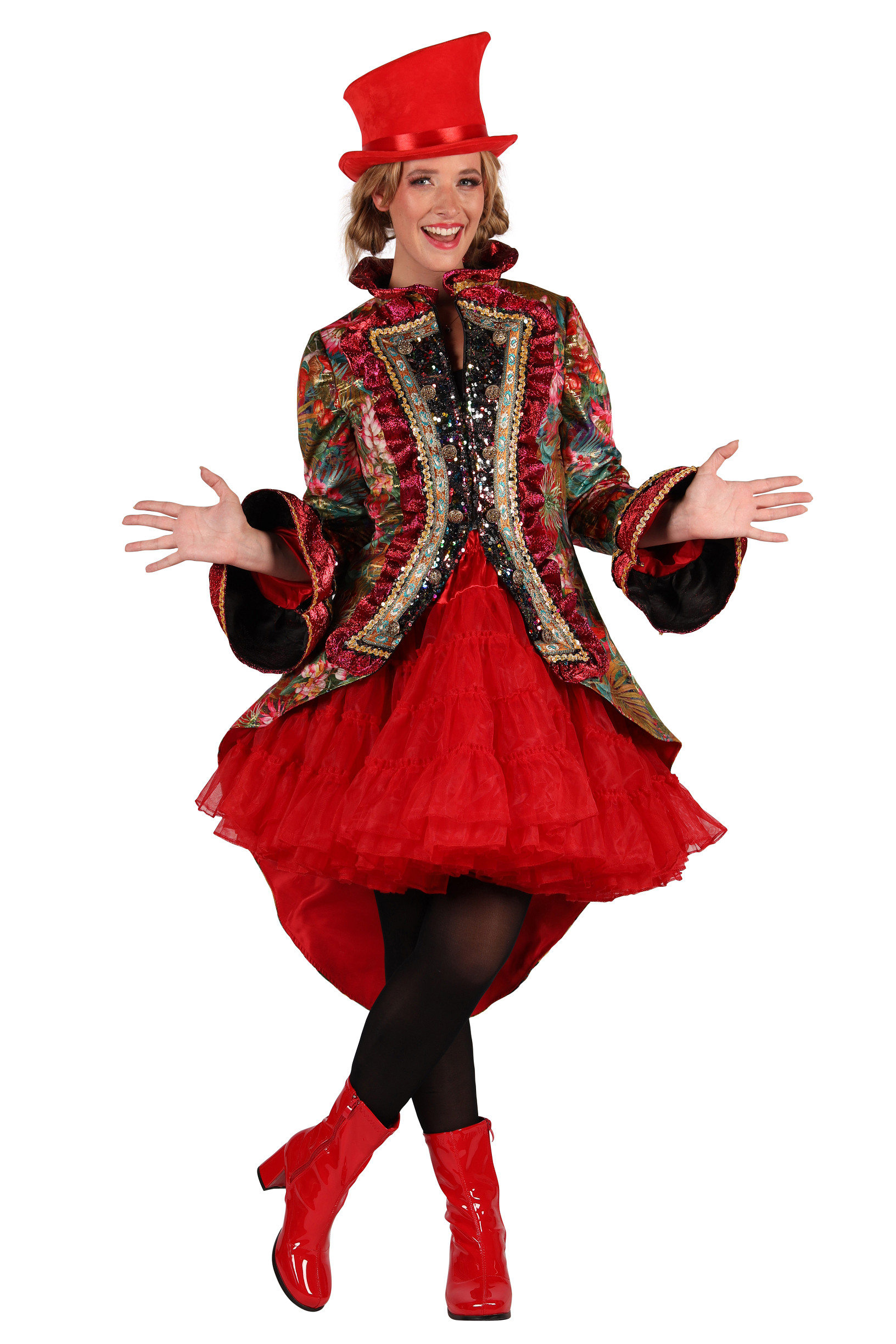 Carnavalsjas Dames "Carnevale Fiësta" Flowers