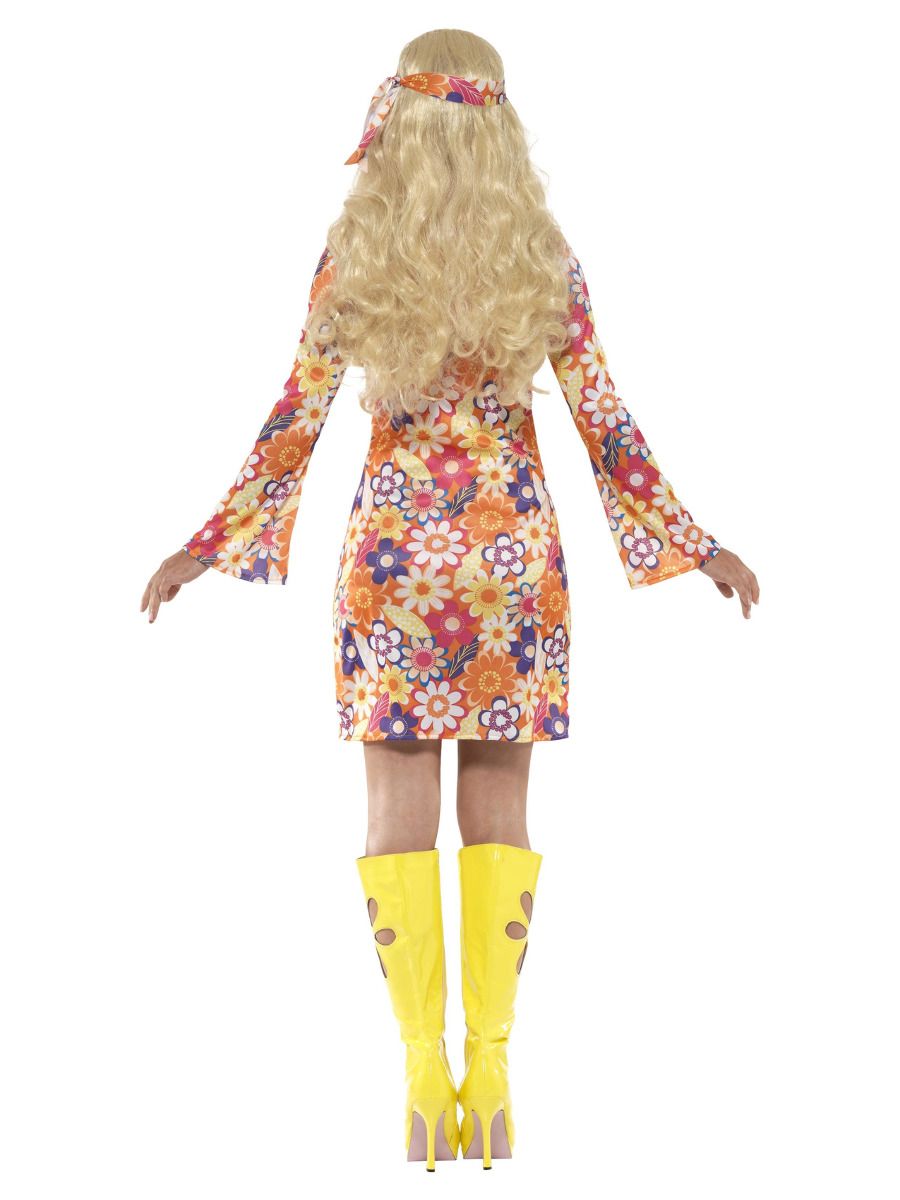 Flower Hippie Kostuum, Multi Color - Afbeelding 2