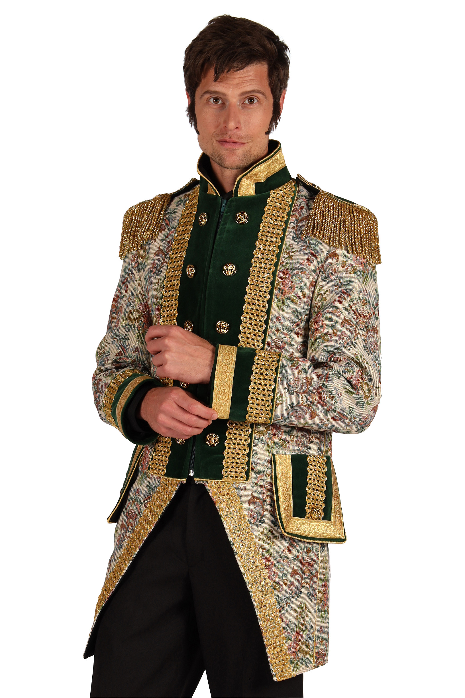Carnavalsjas Heren "Classic Style" Beige