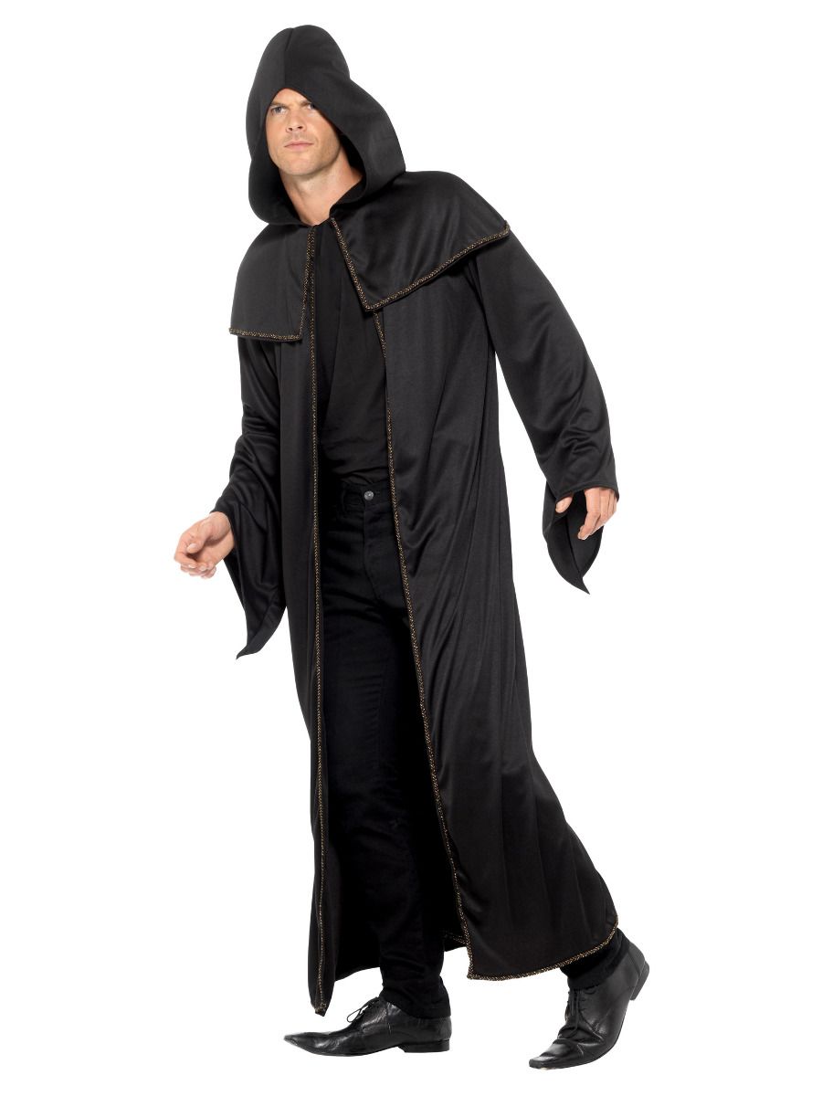Wizard Cloak Adult Black - Afbeelding 2