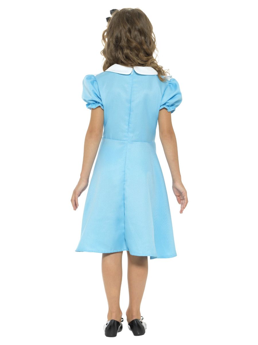 Alice In Wonderland Kostuum Maat S 115/128 - Afbeelding 2