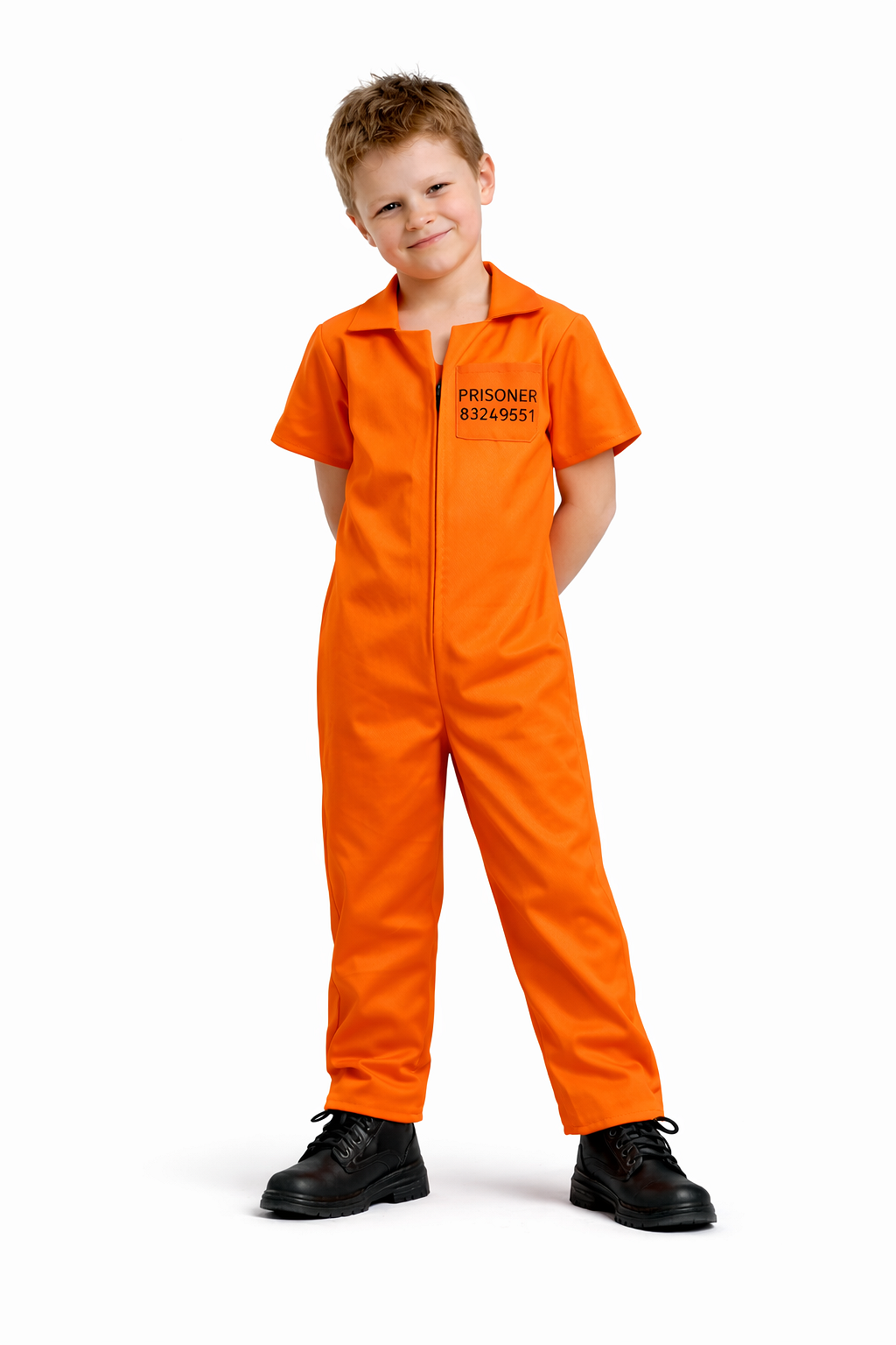 Gevangenis overall "Boy Jail" Kinderen - Afbeelding 2