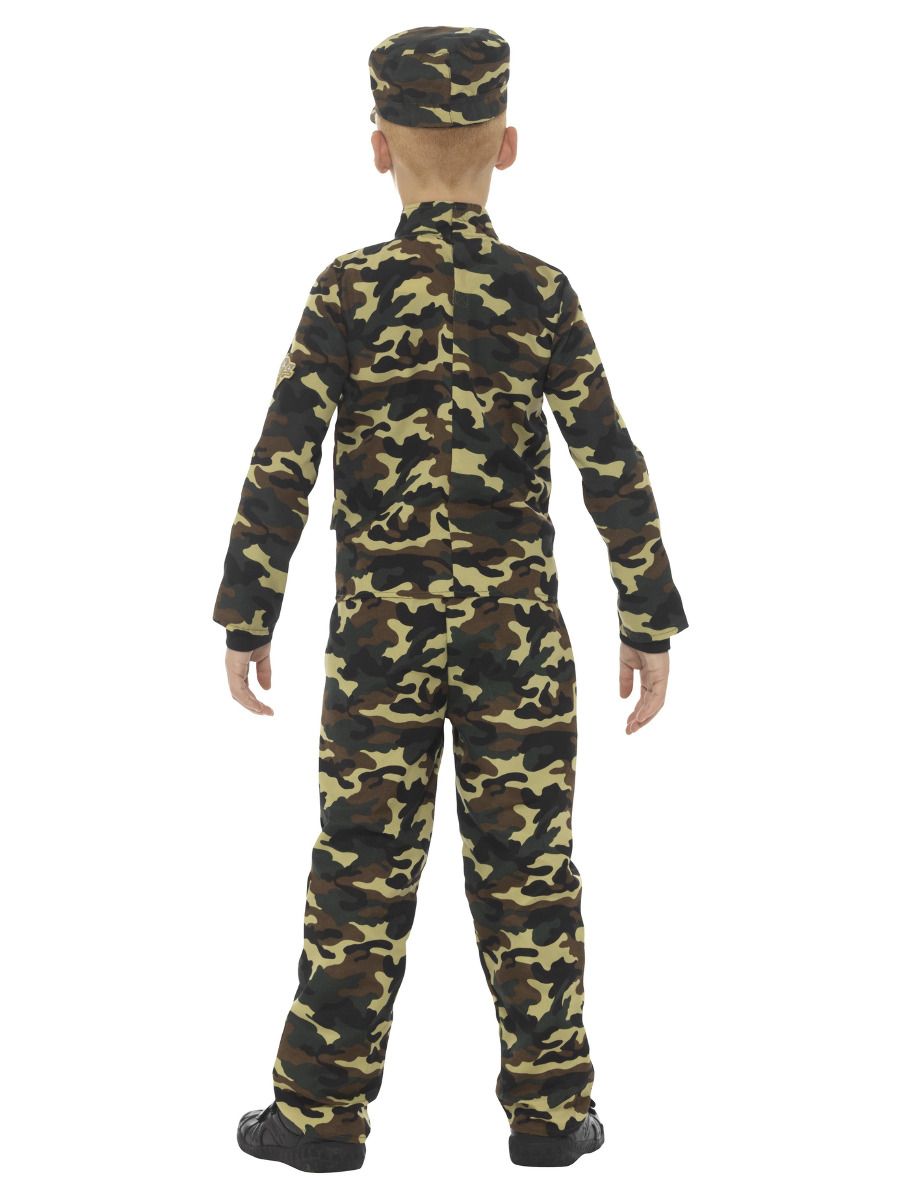 Camouflage Militair Leger Kostuum Kinderen - Afbeelding 2