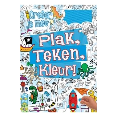 Plak, Teken, Kleur! - Blauw