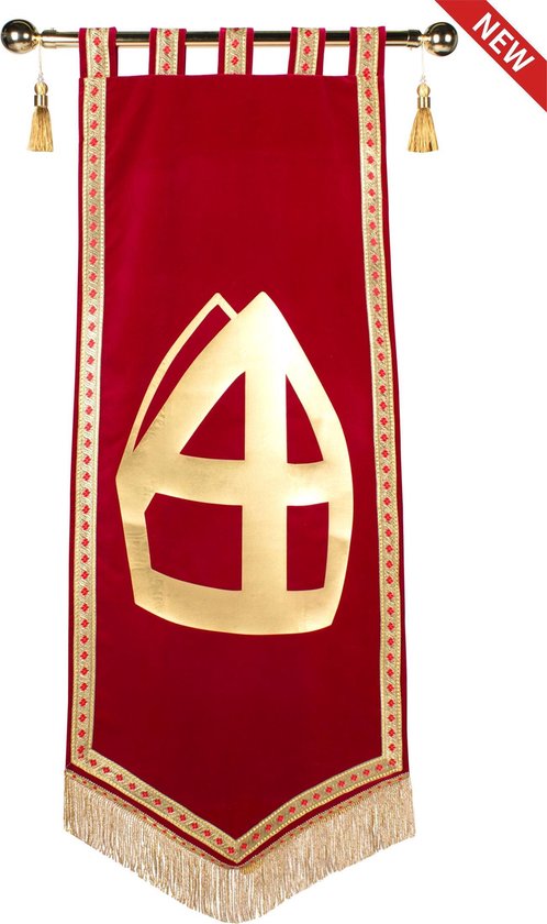 Sinterklaas Banner Luxe 150x80cm deco5