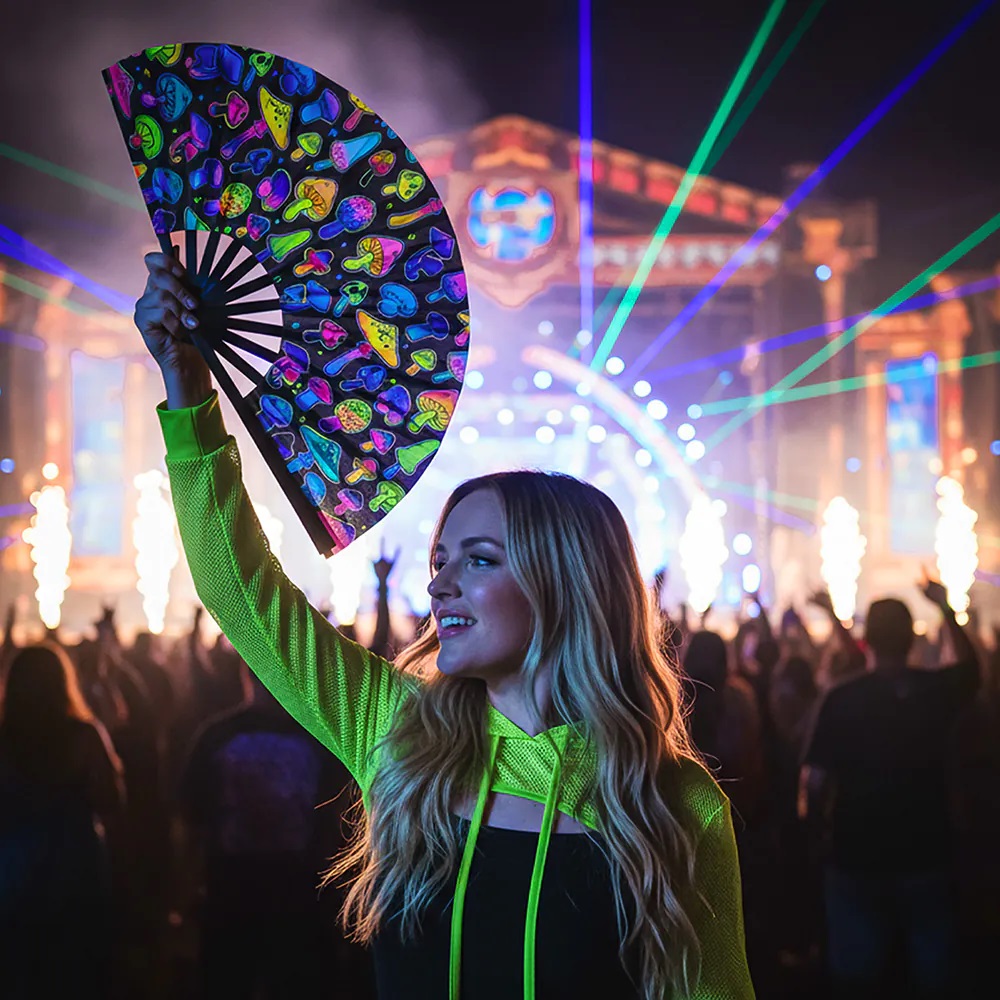 Waaier Rave High XL 64cm - Afbeelding 4