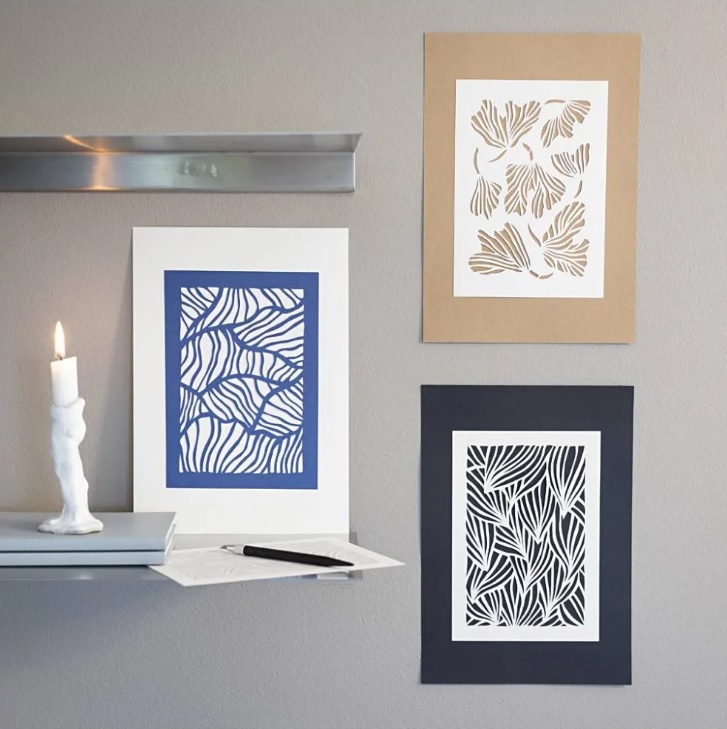 Hobbyset Papierkunst 3 Kunstwerken - Afbeelding 3