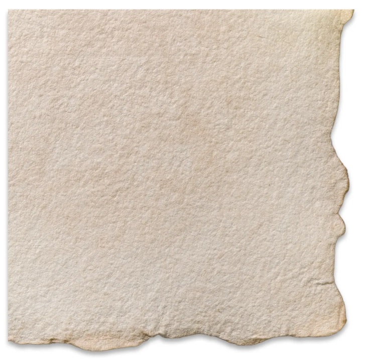 Büttenpapier 250g, 25x35cm, antique,  5vel blanco