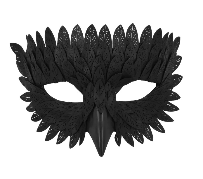 Oogmasker Raaf - Afbeelding 3