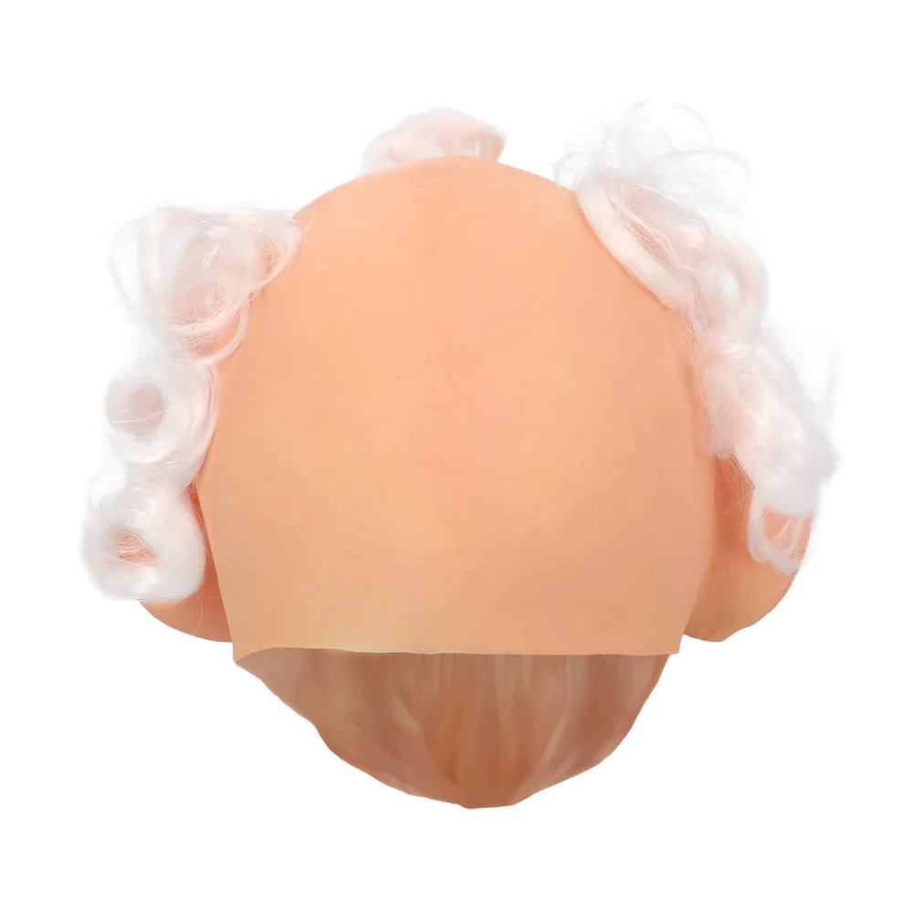 Latex Hoofdmasker Abraham Grumpy Oude Man - Afbeelding 4