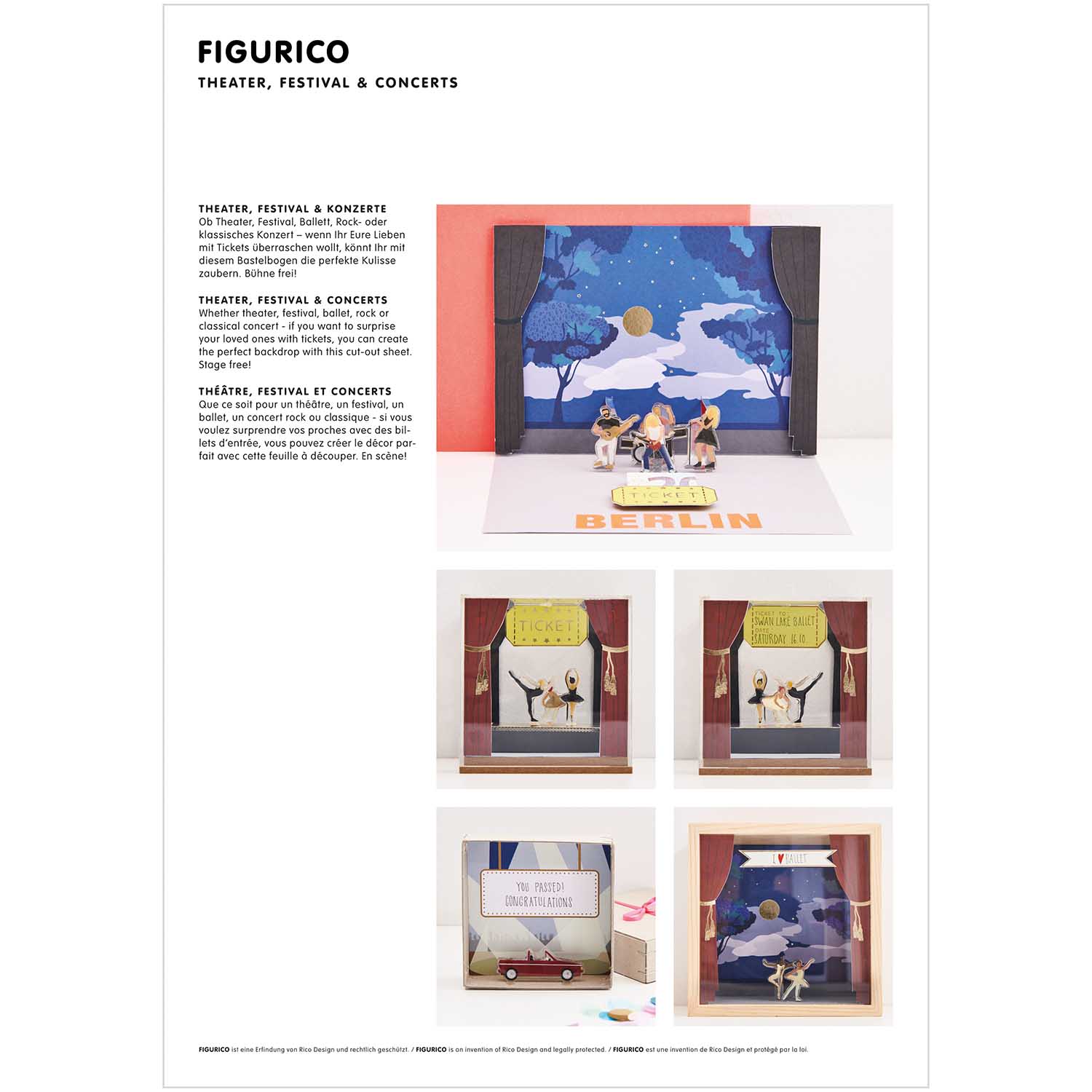 RICO MINIATUURWERELD PAPIER COULISSEN A4, 22 BLAADJES - Afbeelding 3