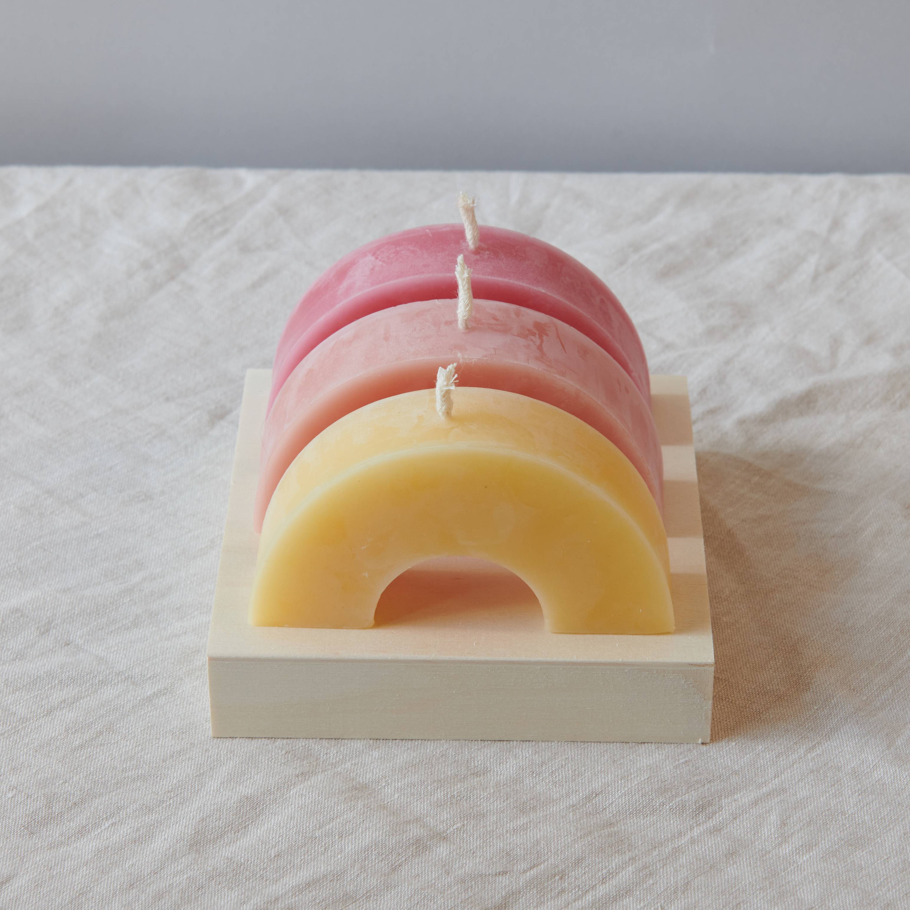 Rico Kaarsenmal Regenboog Plat – 118x69x30 mm - Afbeelding 4