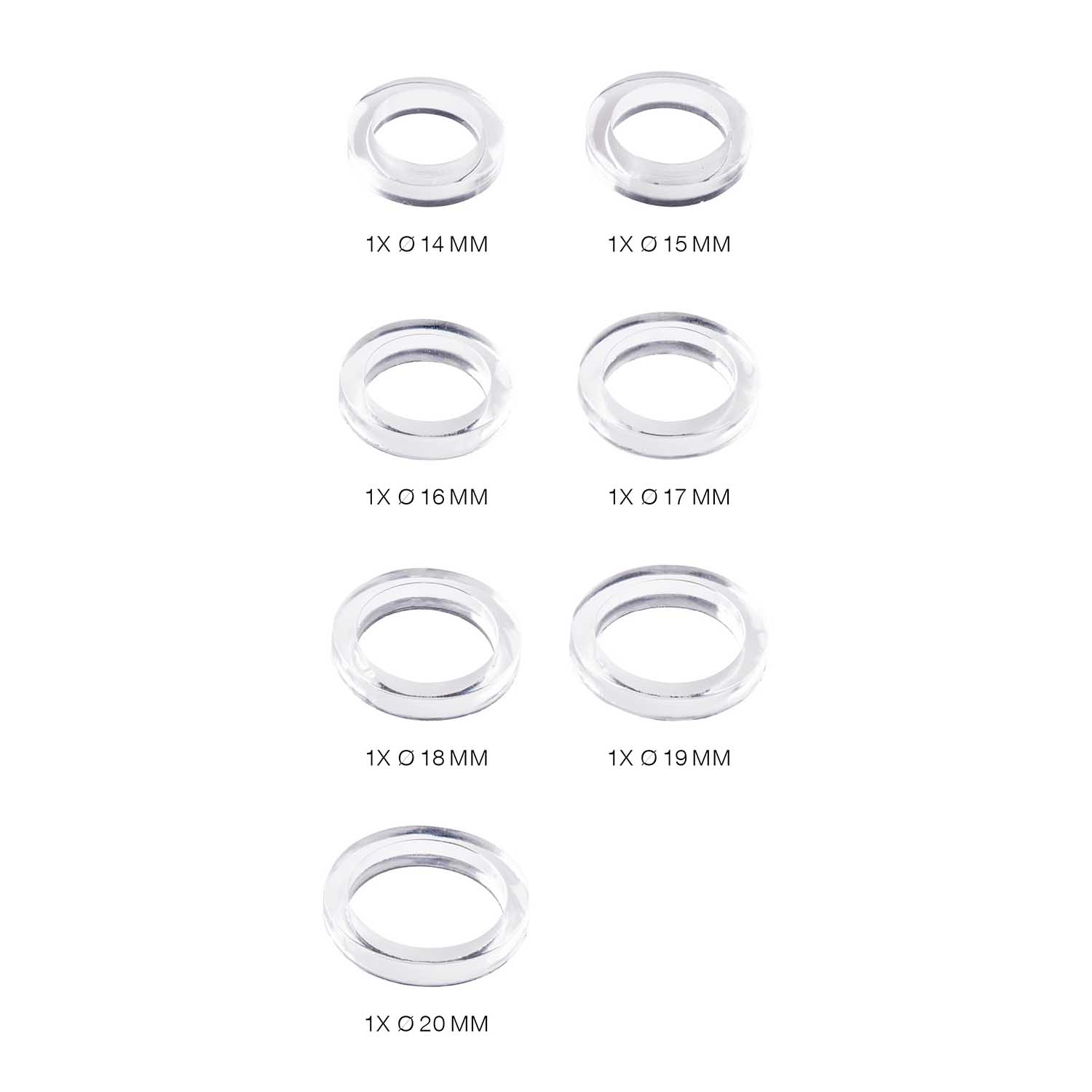 Siliconenmal Ringen Smal  voor Rico Giethars - Afbeelding 2