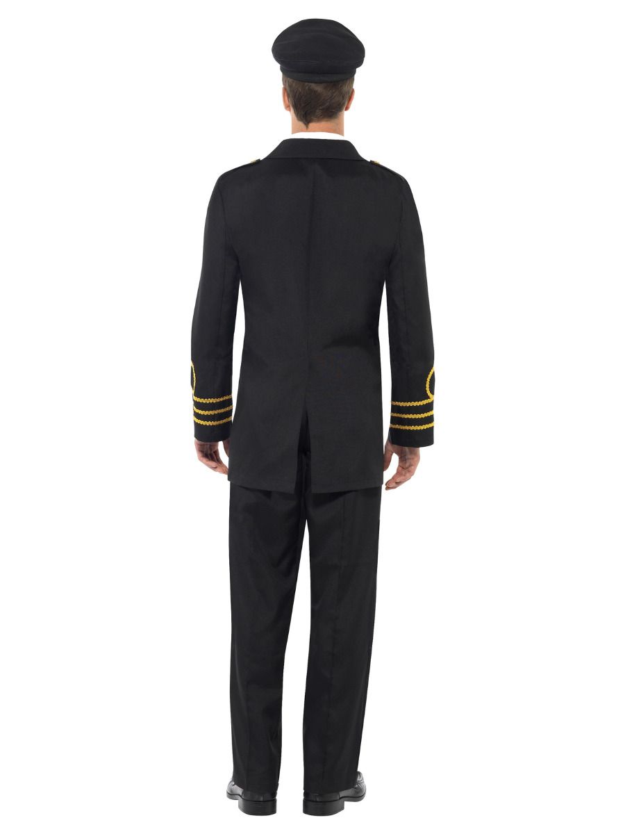 Marine Officier/Kapitein Kostuum Maat M - Afbeelding 2