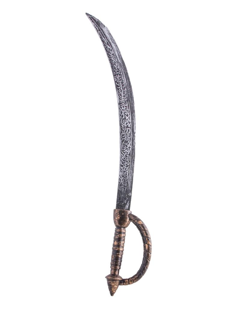 Piraten Krom Zwaard 68cm