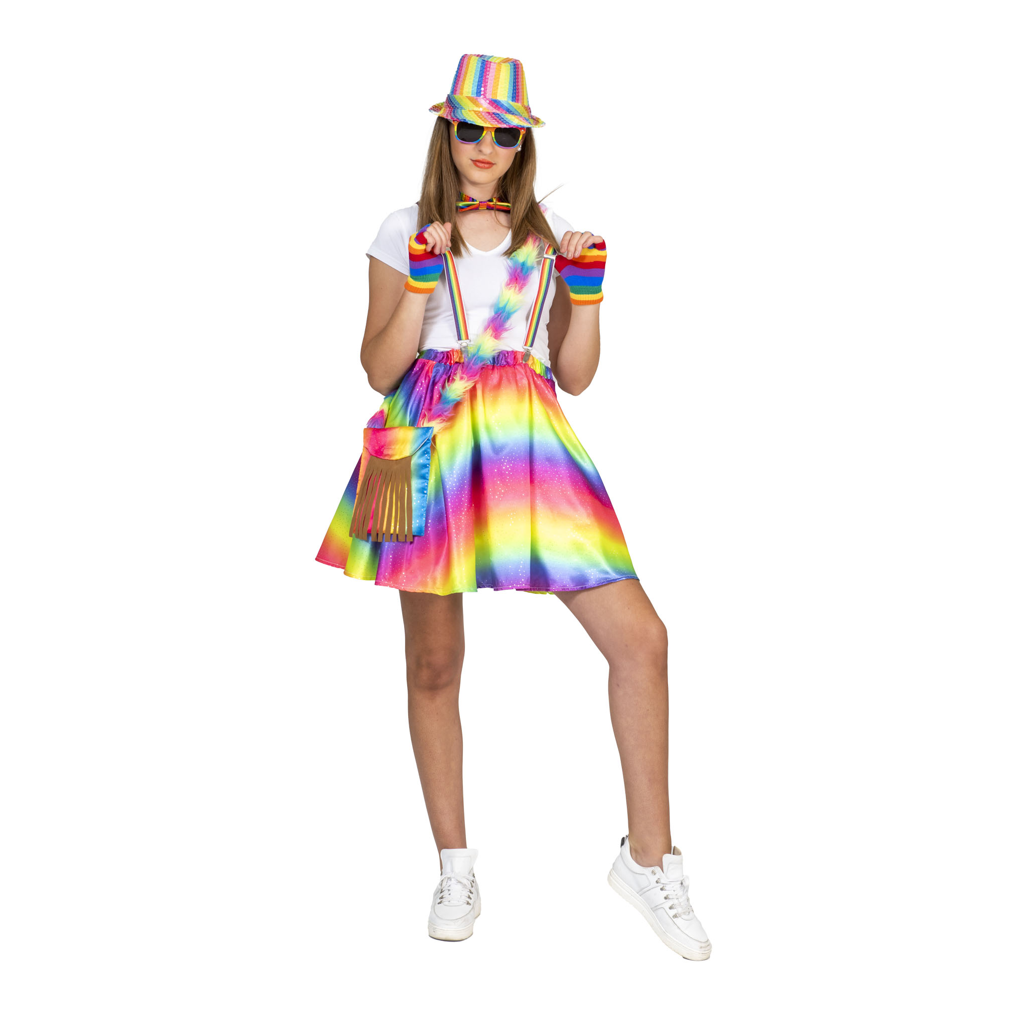 Regenboog Rok Rosy One Size