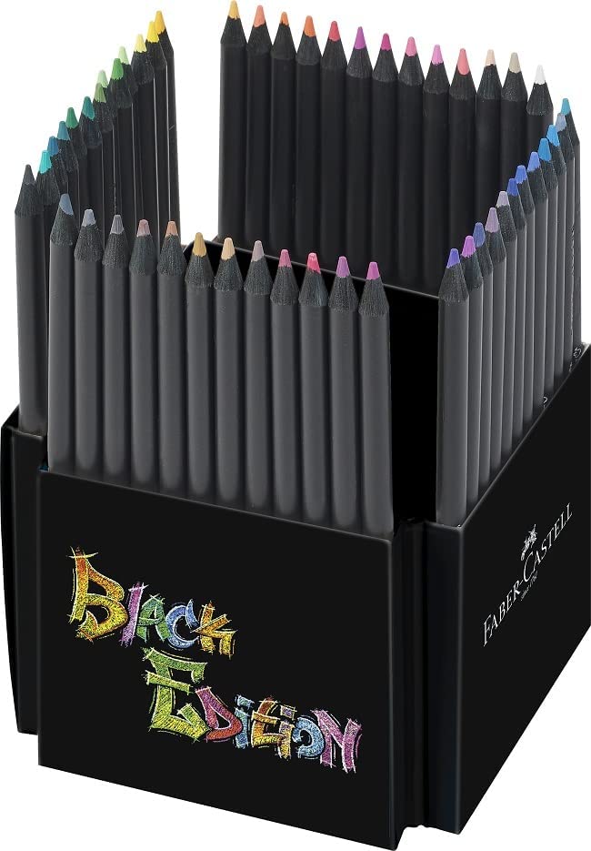 Kleurpotlood Faber-Castell Black Edition 50stuks in karton  etui - Afbeelding 2