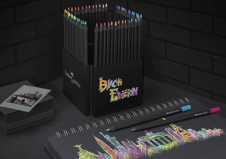 Kleurpotlood Faber-Castell Black Edition 50stuks in karton  etui - Afbeelding 3