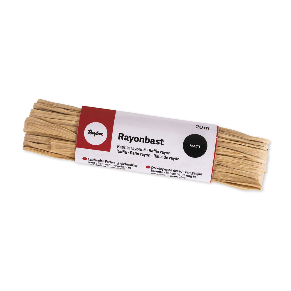Raffia klosje 20 meter - keuze uit 3 kleuren