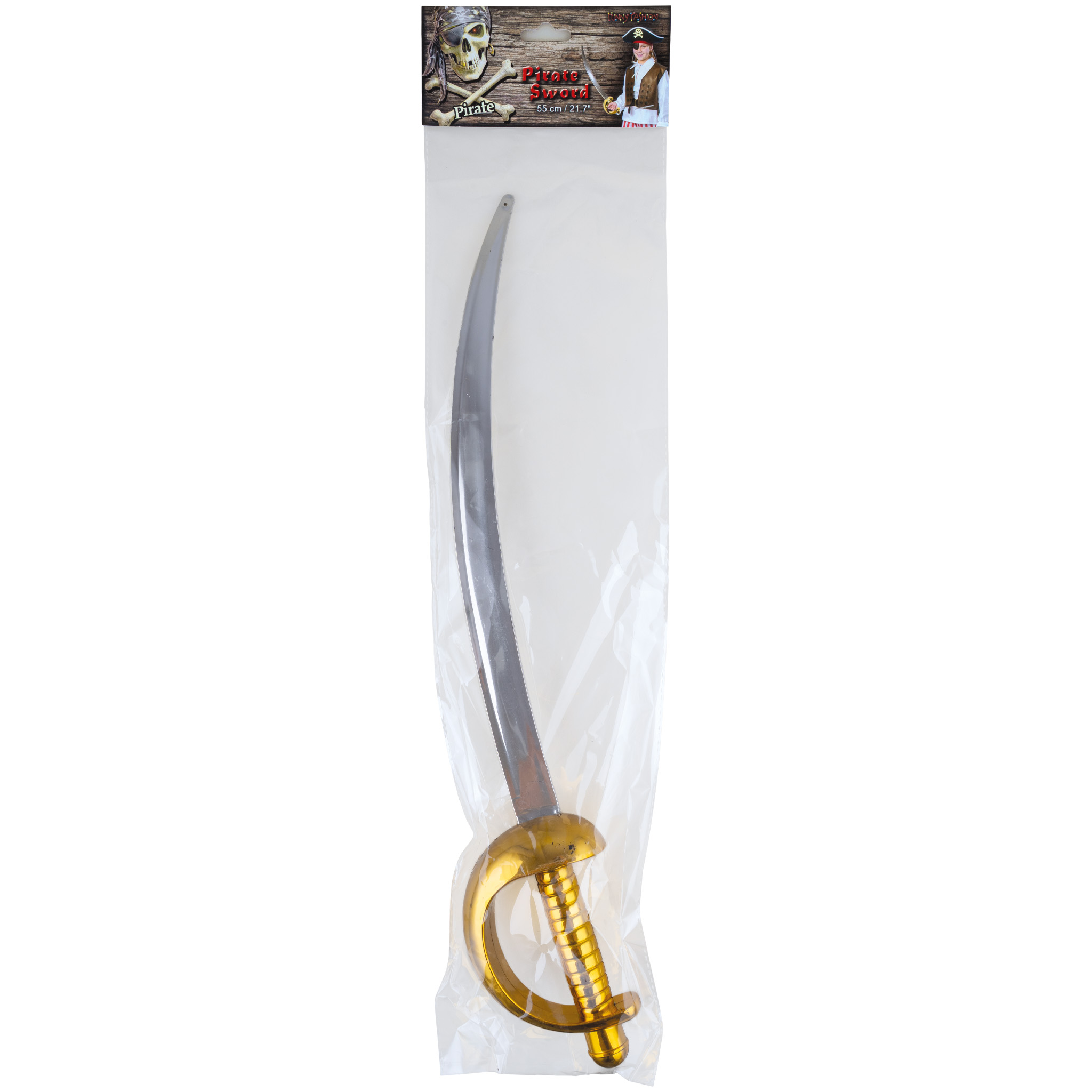 Plastic Piraten Zwaard 55cm - Afbeelding 2