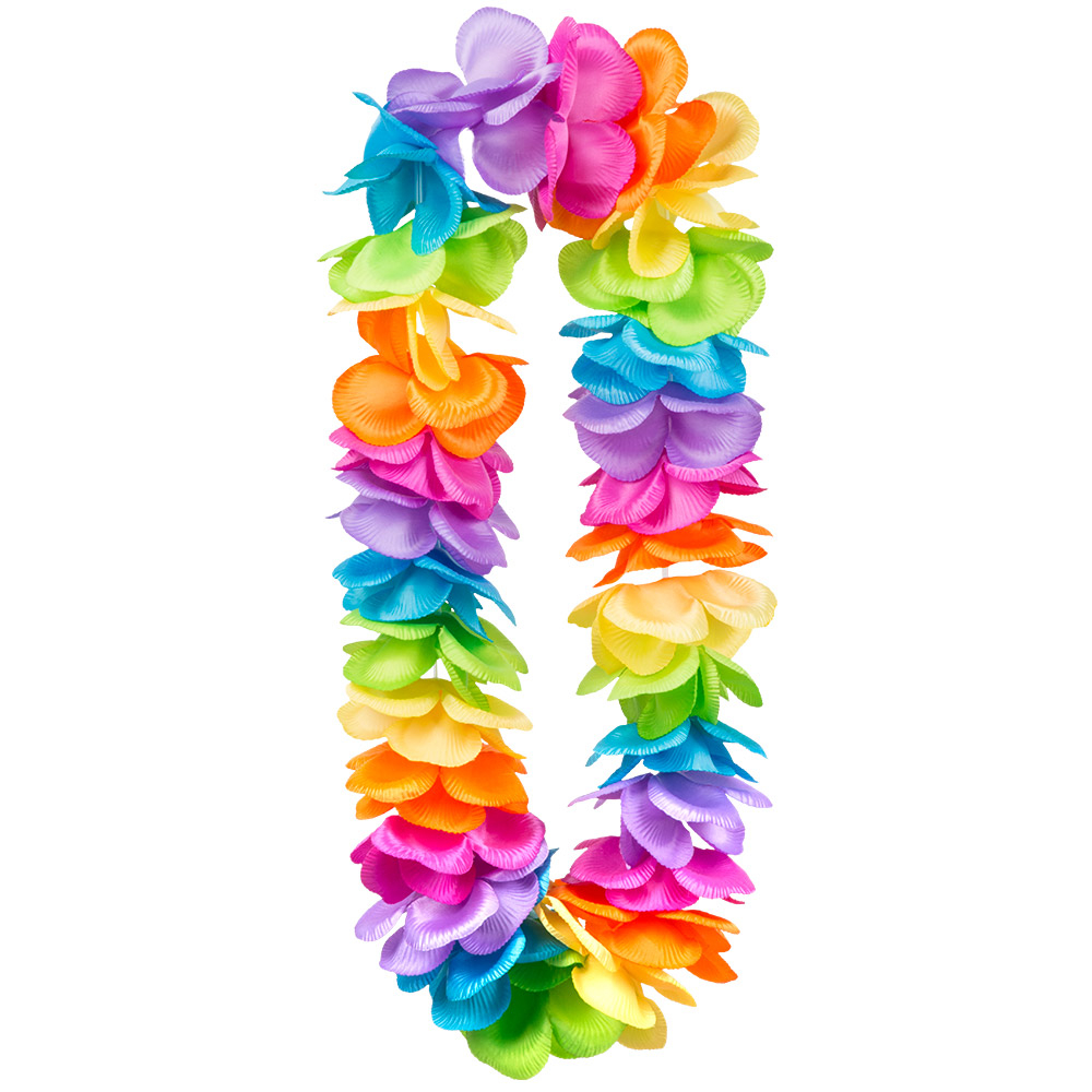 Hawaïkrans Rainbow de luxe XL - Afbeelding 3